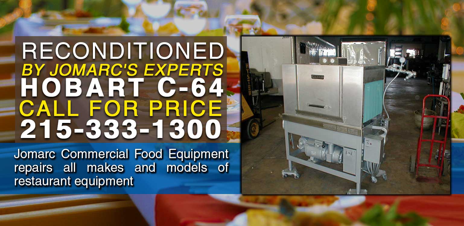 EMERGENCY RESTUARANT EQUIPMENT REPAIR

Jomarc Commercial Food Service Equipment has emergency and non emergency repair of all brands of restaurant and food service equipment. Our service area in South Eastern Pennsylvania, Philadelphia and all of Southern New Jersey including all Jersey Short points in Atlantic & Cape May Counties including Atlantic City Egg Harbor Township. Estell Manor, & Corbin City 